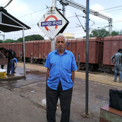 At Kanpur Railway Station